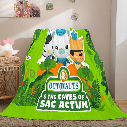 The Octonauts Flannel Caroset Throw Cosplay Blanket