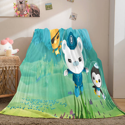 The Octonauts Flannel Caroset Throw Cosplay Blanket