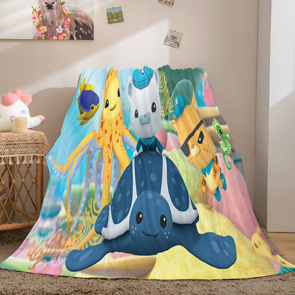 The Octonauts Flannel Caroset Throw Cosplay Blanket