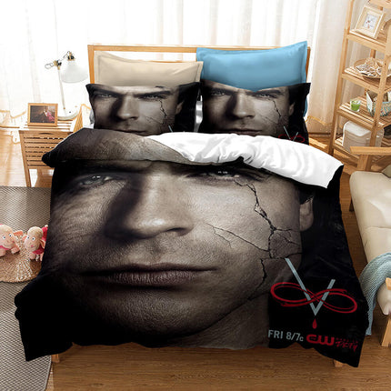 The Vampire Diaries Cosplay Bedding Quilt Cover Without Filler
