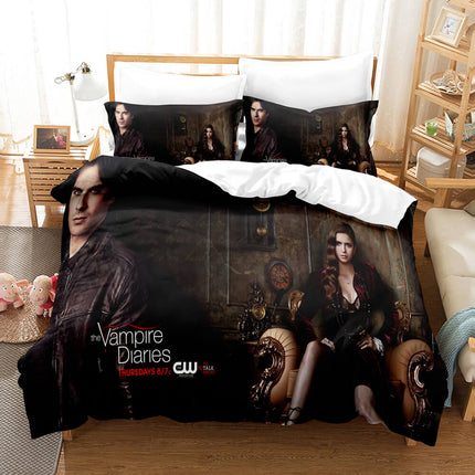 The Vampire Diaries Cosplay Bedding Set Quilt Cover Without Filler