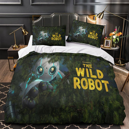 The Wild Robot Bedding Set Pattern Quilt Cover Without Filler