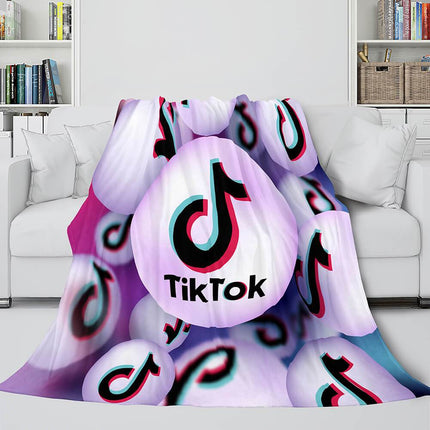 TikTok Blanket Tik Tok Flannel Fleece Blanket