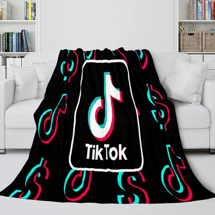 TikTok Blanket Tik Tok Flannel Fleece Blanket