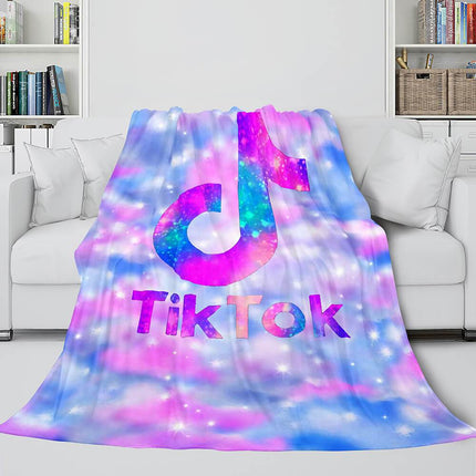 TikTok Blanket Tik Tok Flannel Fleece Blanket