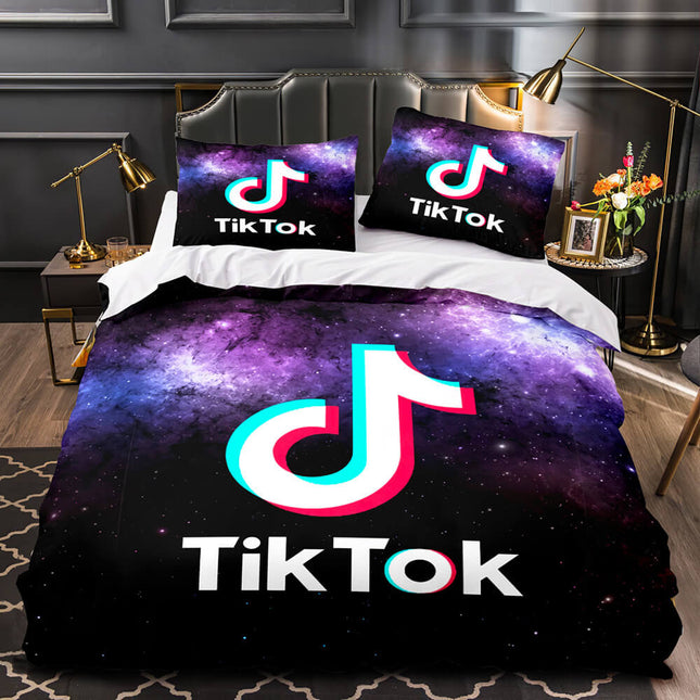 Tiktok Pattern Bedding Sets Tik Tok Quilt Duvet Without Filler