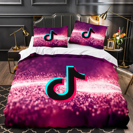 Tiktok Pattern Bedding Sets Tik Tok Quilt Duvet Without Filler