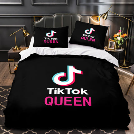 Tiktok Pattern Bedding Sets Tik Tok Quilt Duvet Without Filler