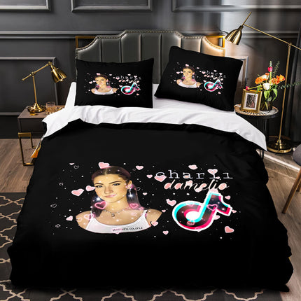 Tiktok Pattern Bedding Sets Tik Tok Quilt Duvet Without Filler
