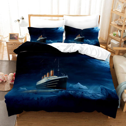 Titanic Jack And Rose Bedding Set Quilt Cover Without Filler