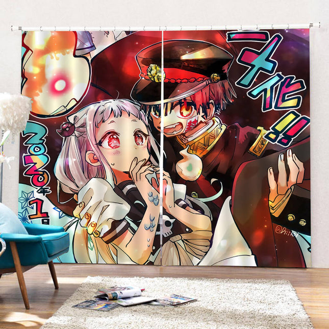 Toilet-bound Hanako-kun Curtains Blackout Window Drapes Room Decoration