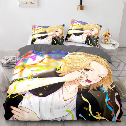 Tokyo Revengers Bedding Set Quilt Cover Without Filler