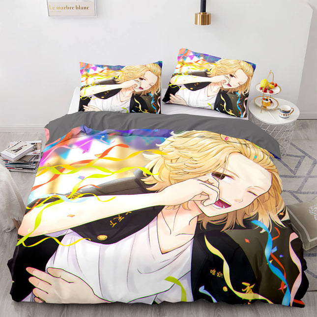 Tokyo Revengers Bedding Set Quilt Cover Without Filler