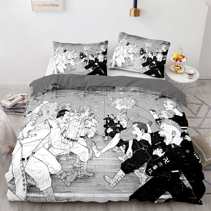 Tokyo Revengers Bedding Set Quilt Cover Without Filler