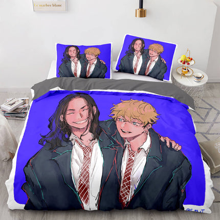 Tokyo Revengers Bedding Set Quilt Cover Without Filler