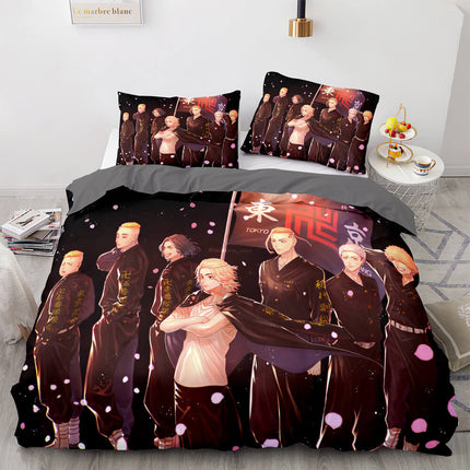 Tokyo Revengers Bedding Set Quilt Cover Without Filler