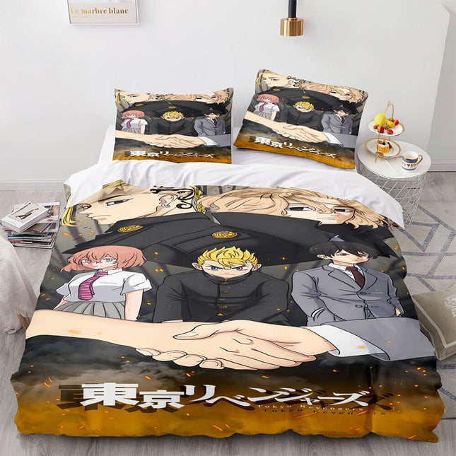 Tokyo Revengers Cosplay Bedding Set Quilt Cover Without Filler