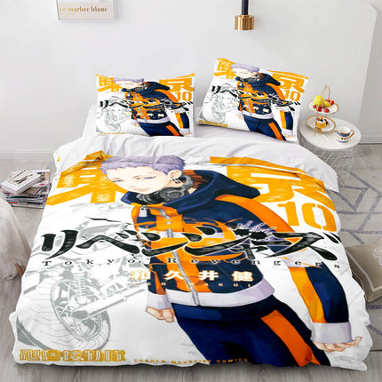 Tokyo Revengers Cosplay Bedding Set Quilt Cover Without Filler