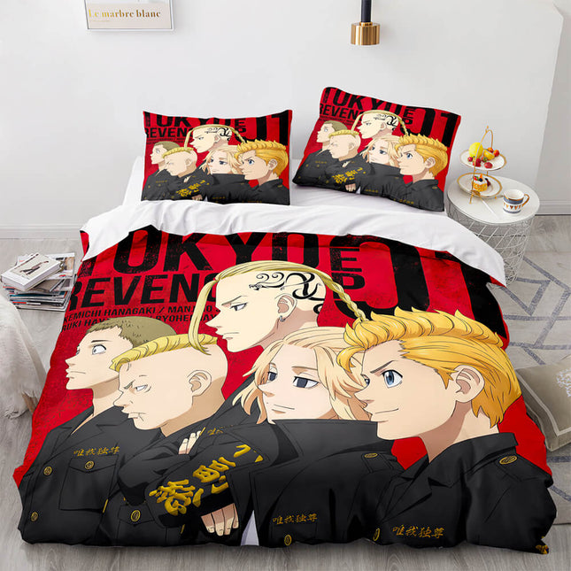 Tokyo Revengers Cosplay Bedding Set Quilt Cover Without Filler