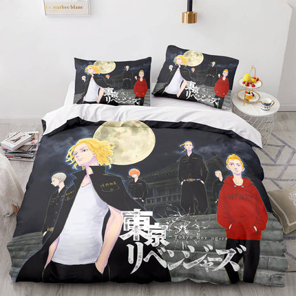 Tokyo Revengers Cosplay Bedding Set Quilt Cover Without Filler