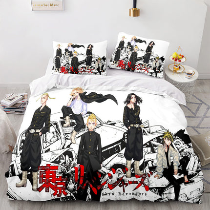Tokyo Revengers Cosplay Bedding Set Quilt Cover Without Filler