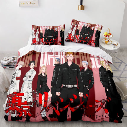 Tokyo Revengers Cosplay Bedding Set Quilt Cover Without Filler