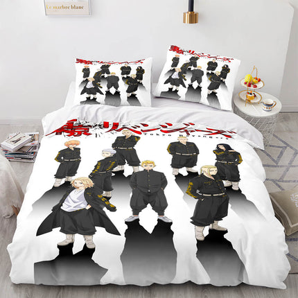 Tokyo Revengers Cosplay Bedding Set Quilt Cover Without Filler