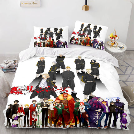 Tokyo Revengers Cosplay Bedding Set Quilt Cover Without Filler