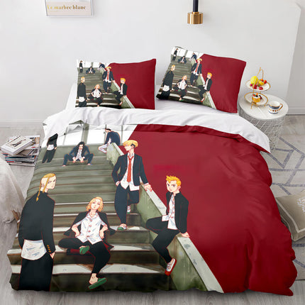 Tokyo Revengers Cosplay Bedding Set Quilt Cover Without Filler
