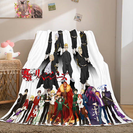 Tokyo Revengers Cosplay Flannel Blanket Throw