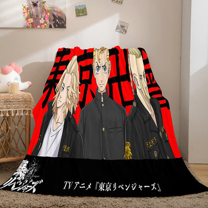 Tokyo Revengers Cosplay Flannel Blanket Throw