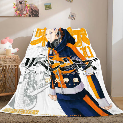 Tokyo Revengers Cosplay Flannel Blanket Throw