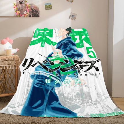 Tokyo Revengers Cosplay Flannel Blanket Throw