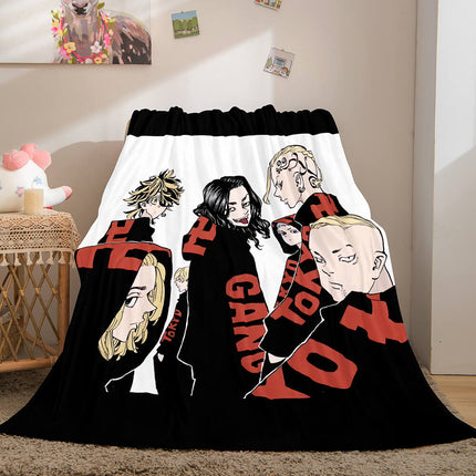 Tokyo Revengers Cosplay Flannel Blanket Throw
