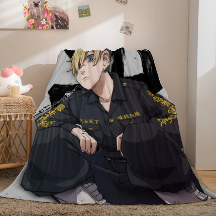 Tokyo Revengers Cosplay Flannel Blanket Throw