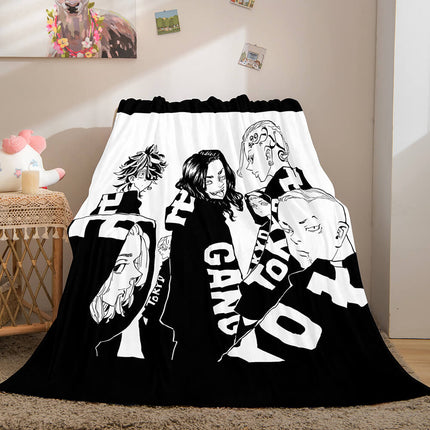 Tokyo Revengers Cosplay Flannel Blanket Throw