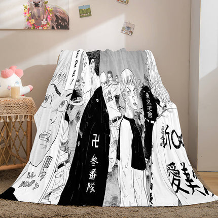 Tokyo Revengers Cosplay Flannel Blanket Throw