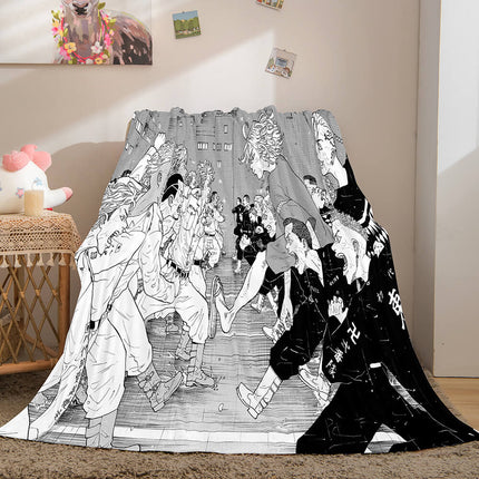 Tokyo Revengers Cosplay Flannel Blanket Throw