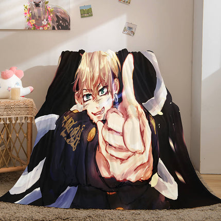 Tokyo Revengers Cosplay Flannel Blanket Throw