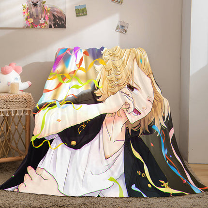 Tokyo Revengers Cosplay Flannel Blanket Throw