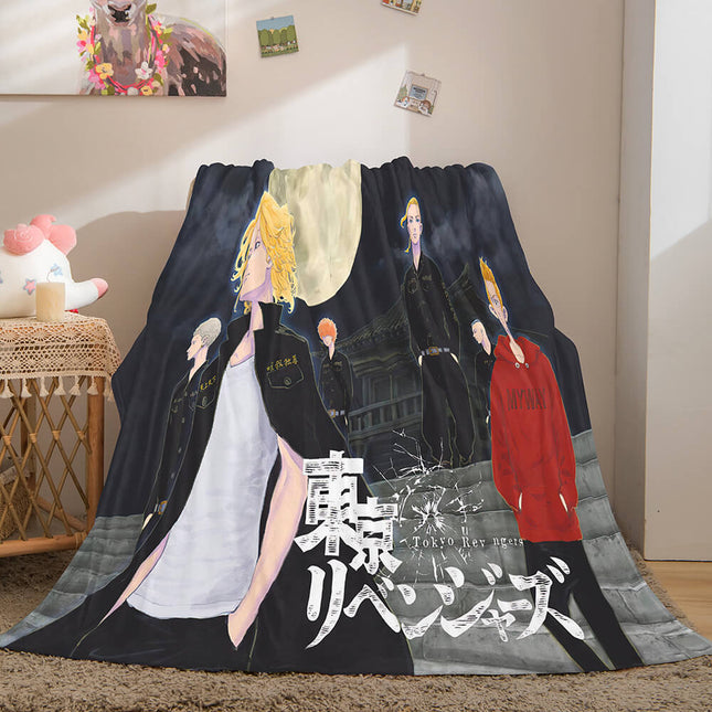 Tokyo Revengers Cosplay Flannel Blanket Throw