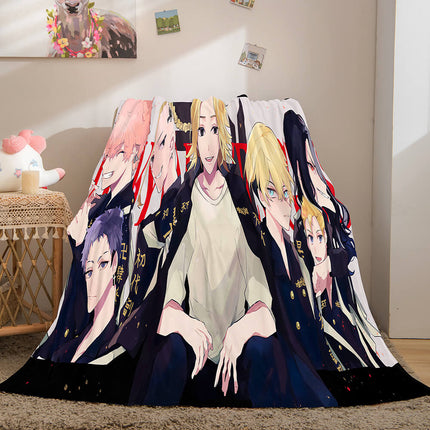 Tokyo Revengers Cosplay Flannel Blanket Throw