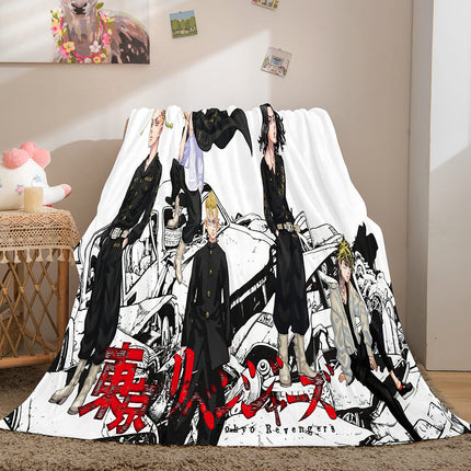 Tokyo Revengers Cosplay Flannel Blanket Throw