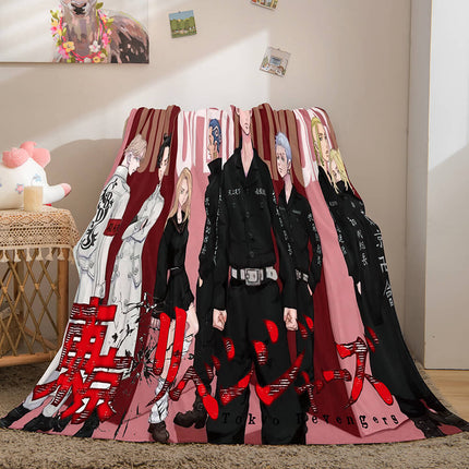 Tokyo Revengers Cosplay Flannel Blanket Throw