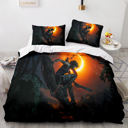 Tomb Raider Pattern Bedding Sets Quilt Covers Without Filler