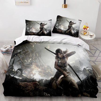 Tomb Raider Pattern Bedding Sets Quilt Covers Without Filler