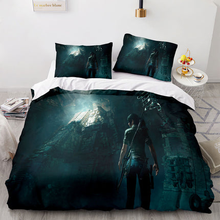 Tomb Raider Pattern Bedding Sets Quilt Covers Without Filler