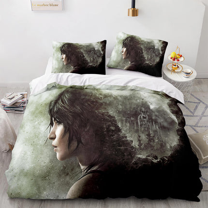 Tomb Raider Pattern Bedding Sets Quilt Covers Without Filler