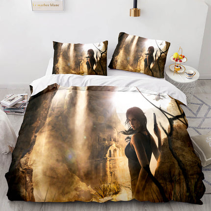 Tomb Raider Cosplay Bedding Sets Quilt Covers Without Filler