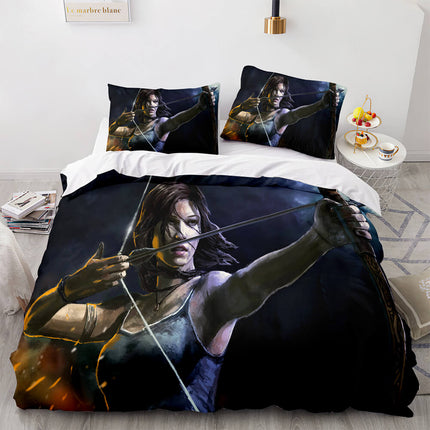 Tomb Raider Cosplay Bedding Sets Quilt Covers Without Filler